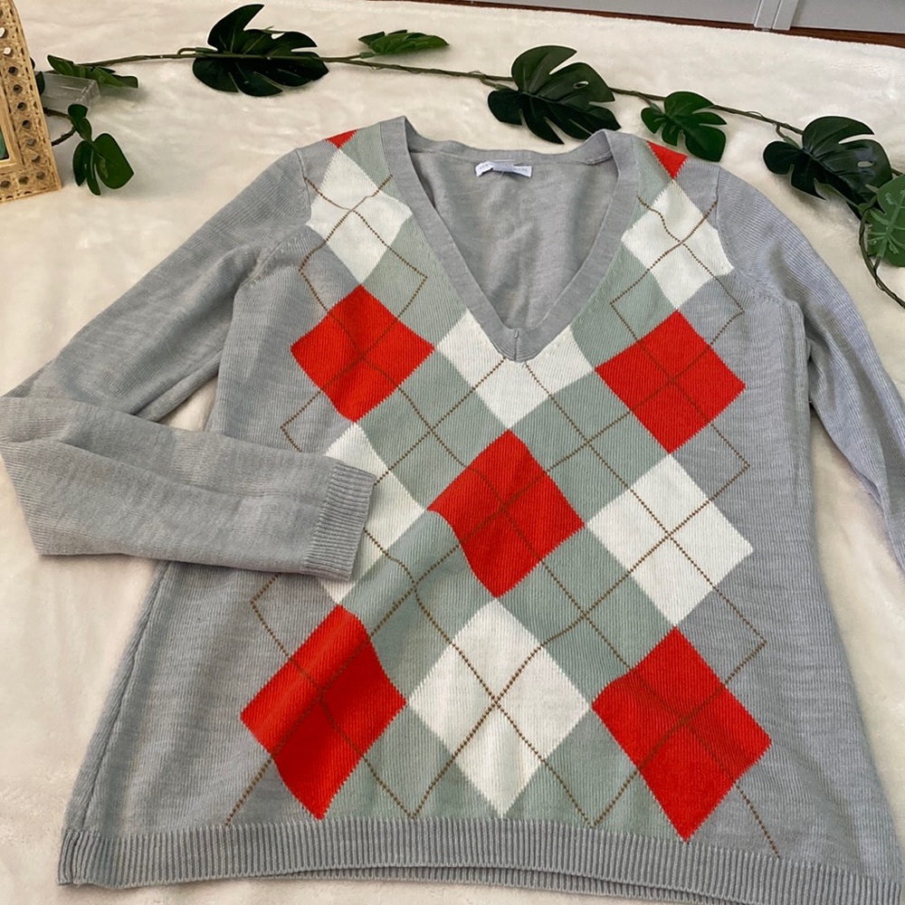 Preppy V-Neck Sweater